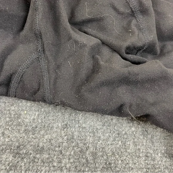 LULULEMON Womens Wunder Under Cropped Leggings Black Purple waistband size 8 - Picture 3 of 8